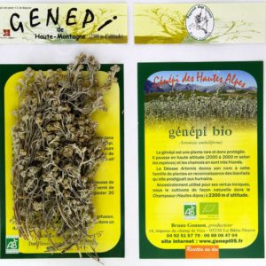 Sachet de brins de génépi jaune bio Récolte 2023 - 5 g – Génépi des  Hautes-Alpes